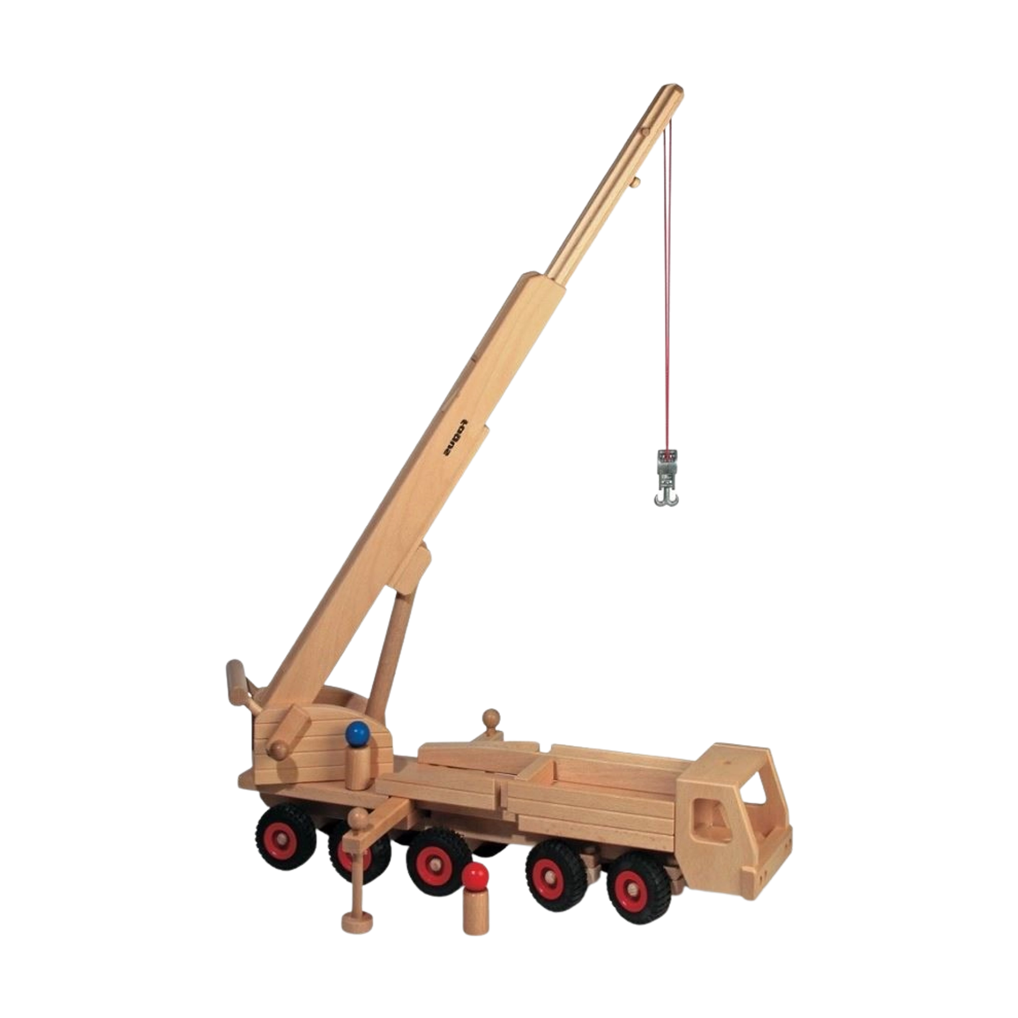 Fagus Mobilkran – Holzfahrzeug mit drehbarem Kranarm – KLICKKLACK