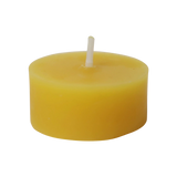 Steckfigur: Teelichter aus 100% reinem Bienenwachs, ideal für Grimm's Teelichthalter. Runde Form mit kurzem weißen Docht, perfekt für festliche Tischdekorationen. Handgefertigt in Deutschland, vereint Ästhetik und Nachhaltigkeit.