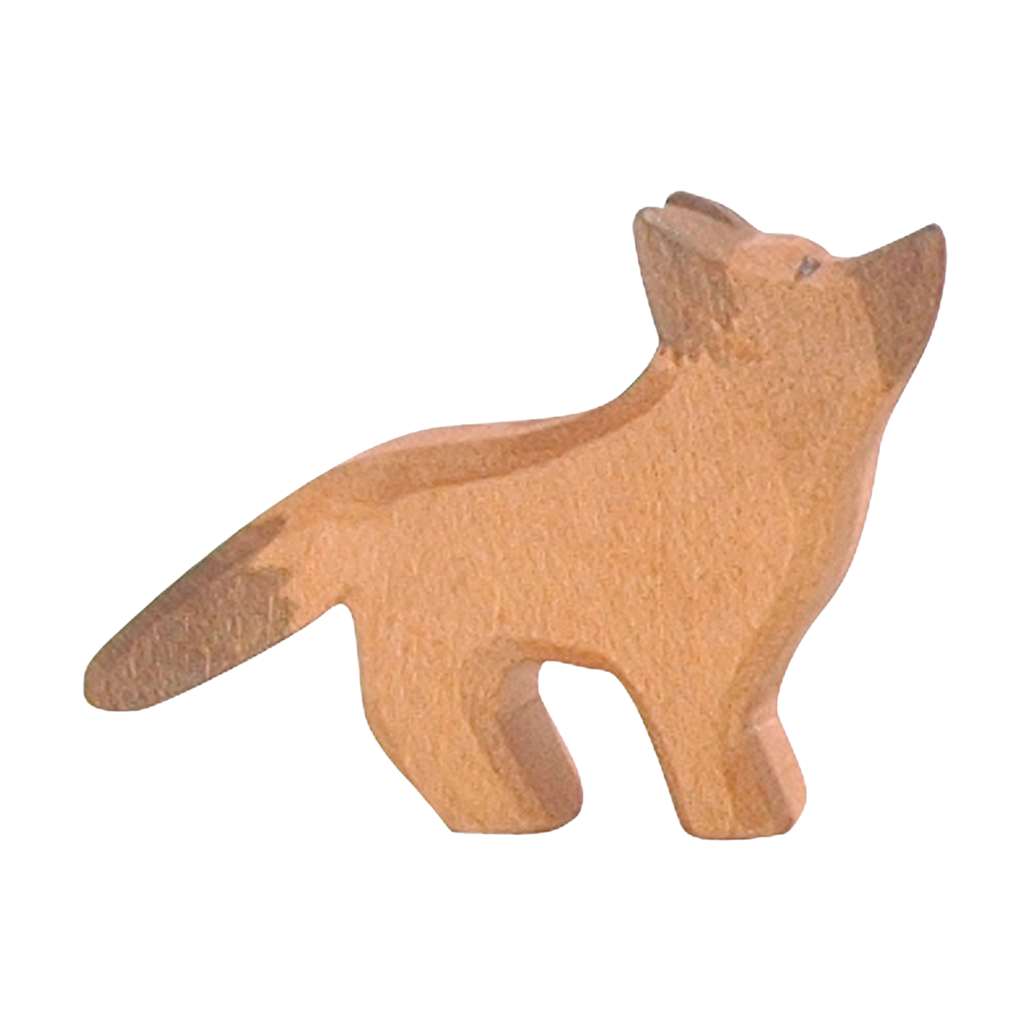 Holztier: Schäferhund klein aus massivem Ahornholz, liebevoll handbemalt, ideal für kreatives Kinderspiel. Beliebt mit weiteren Ostheimer-Figuren, hergestellt in Deutschland, spiegelt KLICKKLACKs nachhaltige und ästhetische Produktphilosophie wider.