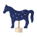 Steckfigur: Blaues Pferd