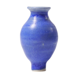 Steckfigur: Blaue Vase aus handbemaltem Lindenholz, ideal zur Tischdekoration bei Geburtstagen und Feiertagen, gefertigt in einer deutschen Manufaktur, passend zu weiteren Steckfiguren und Kerzen von KLICKKLACK.