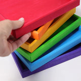 Freies Spiel: Regenbogen Holzrahmenset