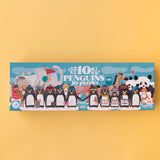 Puzzle: 10 Penguins, ein Set aus zehn fortschreitenden Tierpuzzles aus FSC-Papier und recyceltem Karton, zeigt niedliche Pinguinmotive und fördert spielerisch das Zahlenlernen für Kinder ab 3 Jahren.