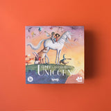 Puzzle: My Unicorn - 350-teiliges Puzzle mit glitzernden Elementen zeigt Kinder auf einem Einhorn, ideal für magische Reisen. Nachhaltig produziert in Spanien, geeignet für Kinder ab 6 Jahren.