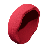 Stapelstein: Ein modernes, rotes pod-förmiges Loungemöbel, ideal für Privatsphäre und Komfort, verkörpert nachhaltiges Design und Ästhetik, perfekt für stilbewusste, moderne Räume.