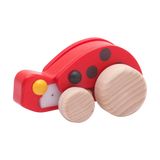 Rückziehspielzeug: Marienkäfer