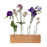 Holzvase in Produktansicht