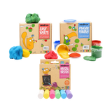 Set Kleine Künstler mit Spielknete, Fingerfarben und Kritzelkreide