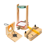 Set Kleine Naturforscher mit Mikroskop, Blätterpresse und Sonnenuhr